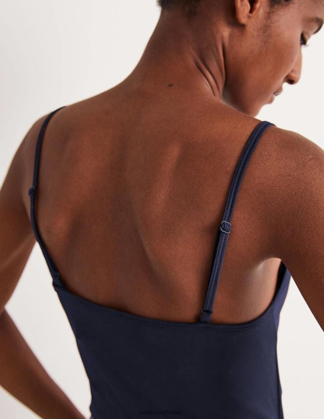 Boden Frauen schlichtes Cami-Oberteil VH86PT207 Kleidung Marine