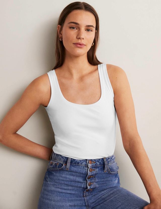 Boden Frauen unverzichtbare Weste VH86PT2557 Kleidung Weiß