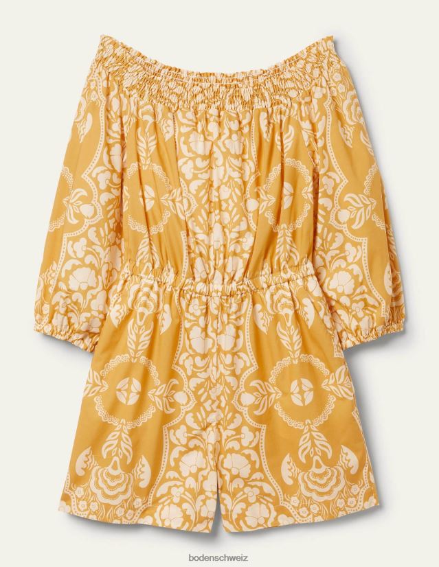 Boden Frauen Schulterfreier Spielanzug VH86PT2429 Kleidung Butter & Passionsblüte