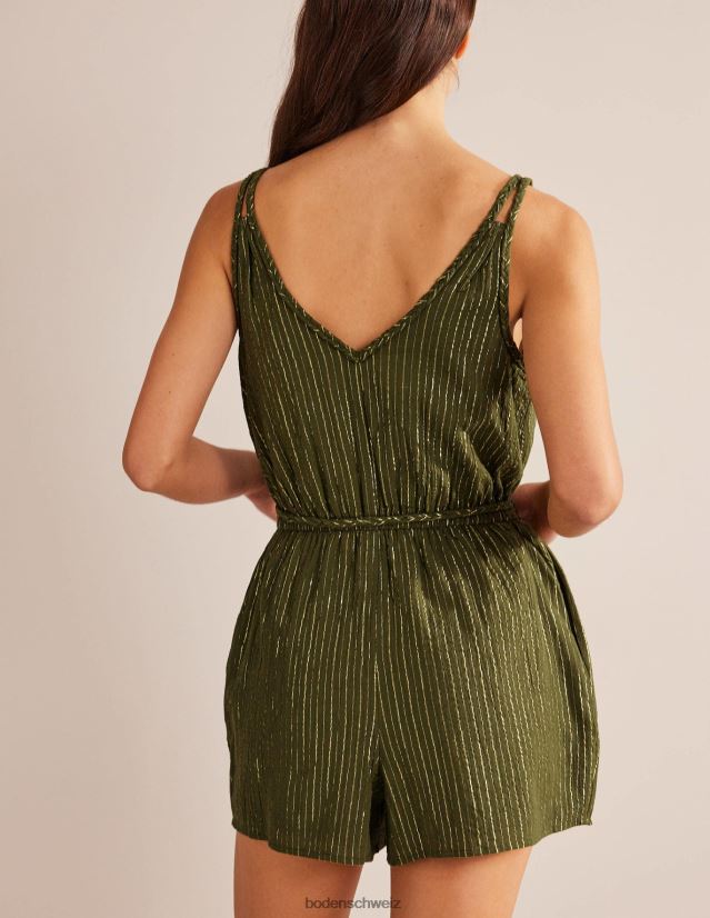 Boden Frauen griechischer Spielanzug VH86PT1690 Kleidung Capulet-Olive