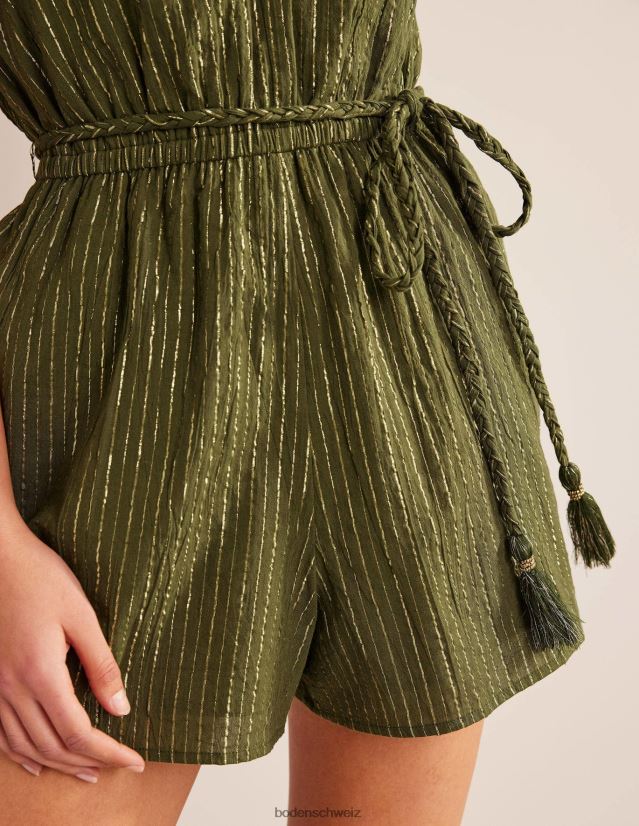 Boden Frauen griechischer Spielanzug VH86PT1690 Kleidung Capulet-Olive