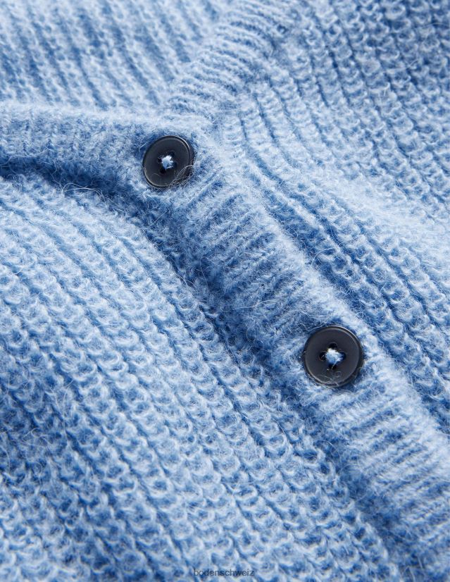 Boden Frauen Flauschiger, verkürzter Cardigan VH86PT2099 Kleidung Leinsamen