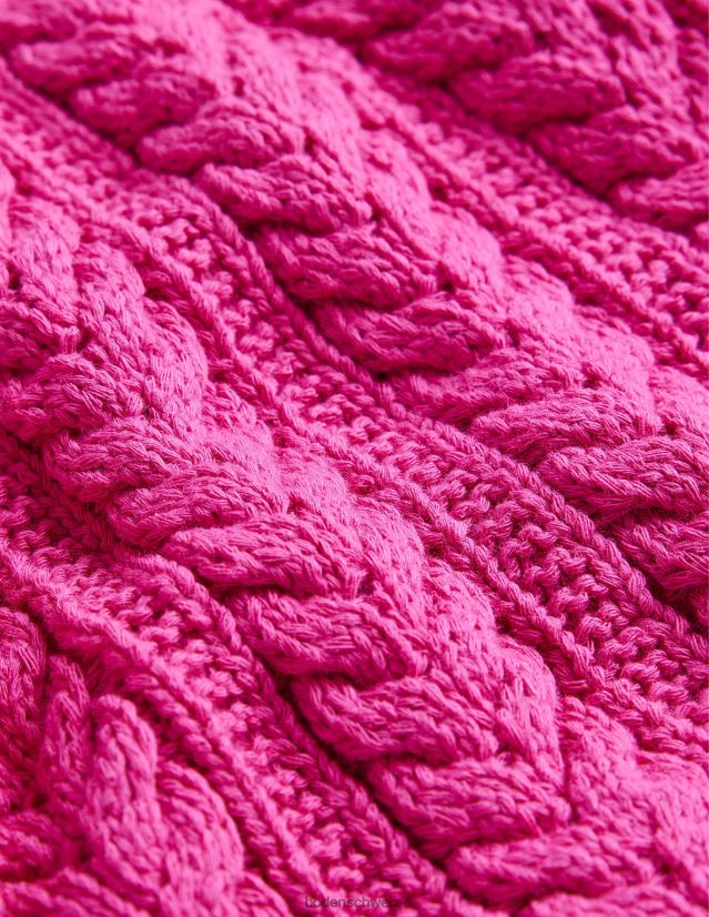 Boden Frauen Kurzer Cardigan mit Schleifenbesatz VH86PT625 Kleidung Phlox rosa