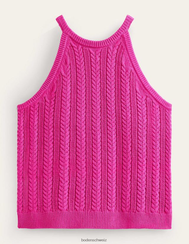 Boden Frauen Maschengestricktes Tanktop VH86PT623 Kleidung Phlox rosa