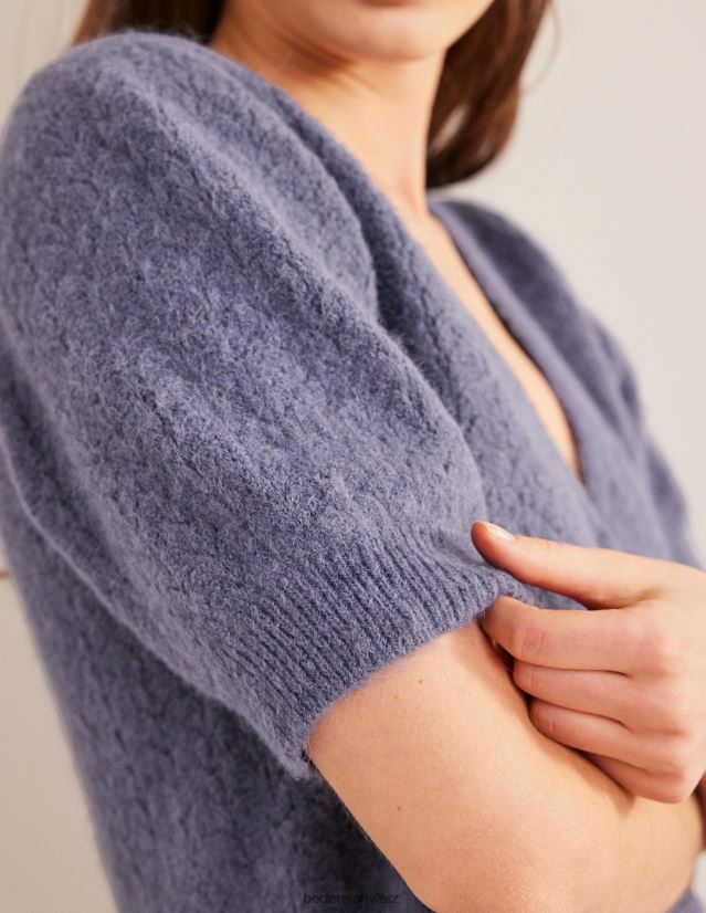 Boden Frauen Pointelle-Cardigan VH86PT1566 Kleidung Nachtschattenblau