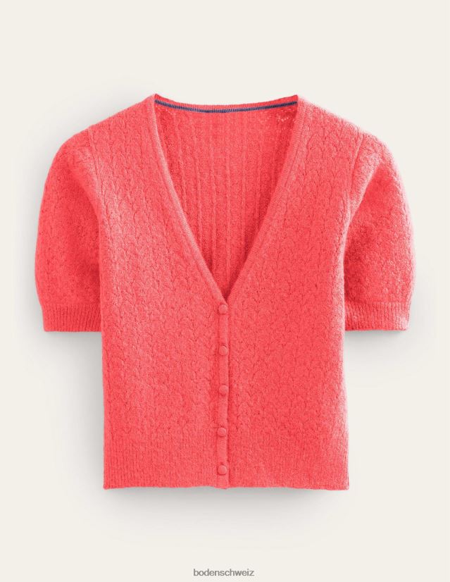 Boden Frauen Pointelle-Cardigan VH86PT1787 Kleidung Koralle