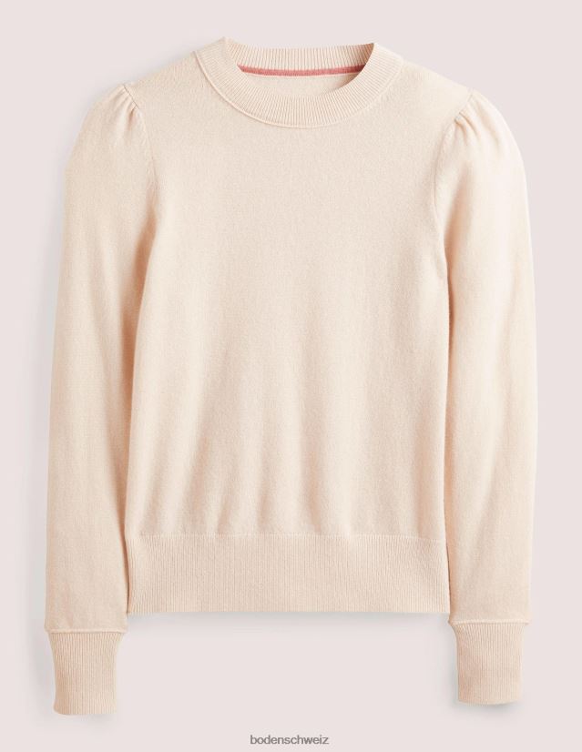Boden Frauen Pullover aus Kaschmir mit Puffärmeln VH86PT1551 Kleidung Seil