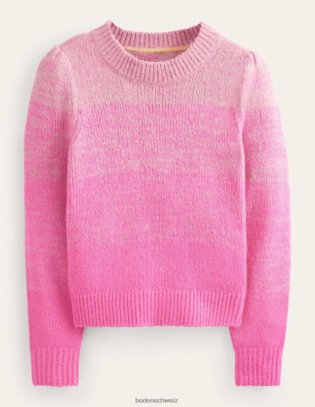 Boden Frauen flauschiger Pullover VH86PT1428 Kleidung rosa Ombre
