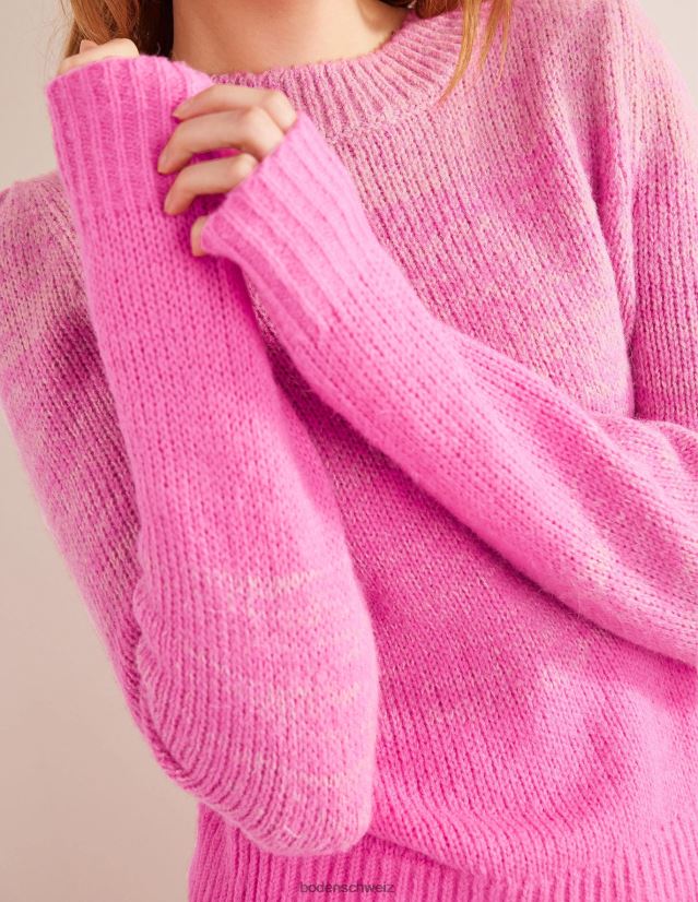 Boden Frauen flauschiger Pullover VH86PT1428 Kleidung rosa Ombre