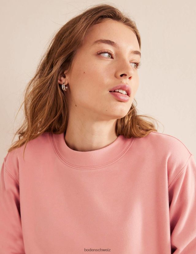 Boden Frauen übergroßes Sweatshirt VH86PT1939 Kleidung Rosa