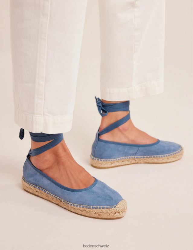 Boden Frauen Espadrilles mit Knöchelbindung VH86PT2606 Schuhwerk Korporalblau