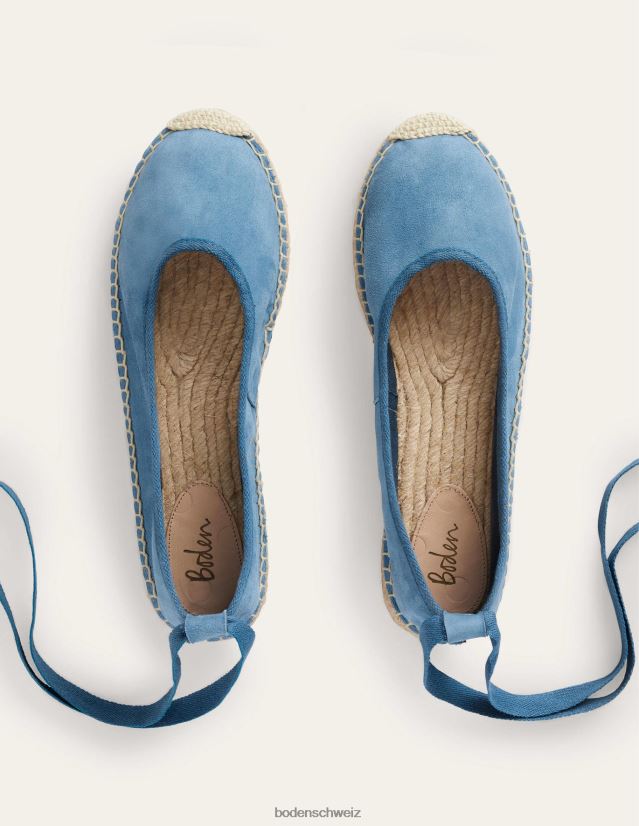 Boden Frauen Espadrilles mit Knöchelbindung VH86PT2606 Schuhwerk Korporalblau