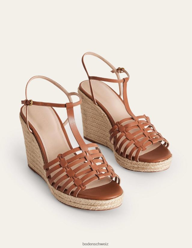 Boden Frauen Riemchen-Espadrille-Wedges VH86PT718 Schuhwerk bräunen