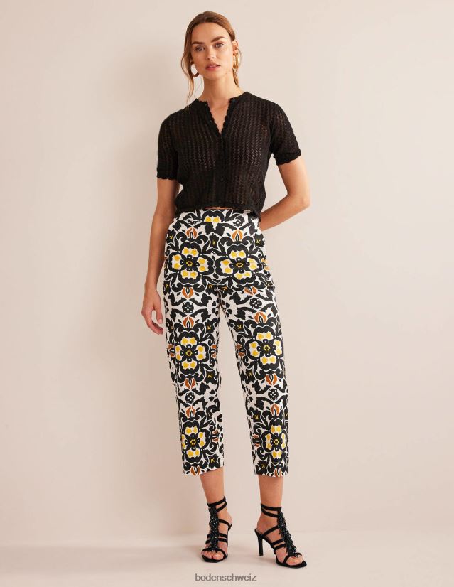 Boden Frauen Sandalen mit Perlenabsatz VH86PT711 Schuhwerk Schwarz