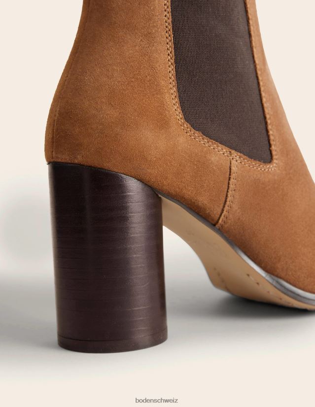 Boden Frauen Chelsea-Stiefel mit Absatz VH86PT727 Schuhwerk goldbraun