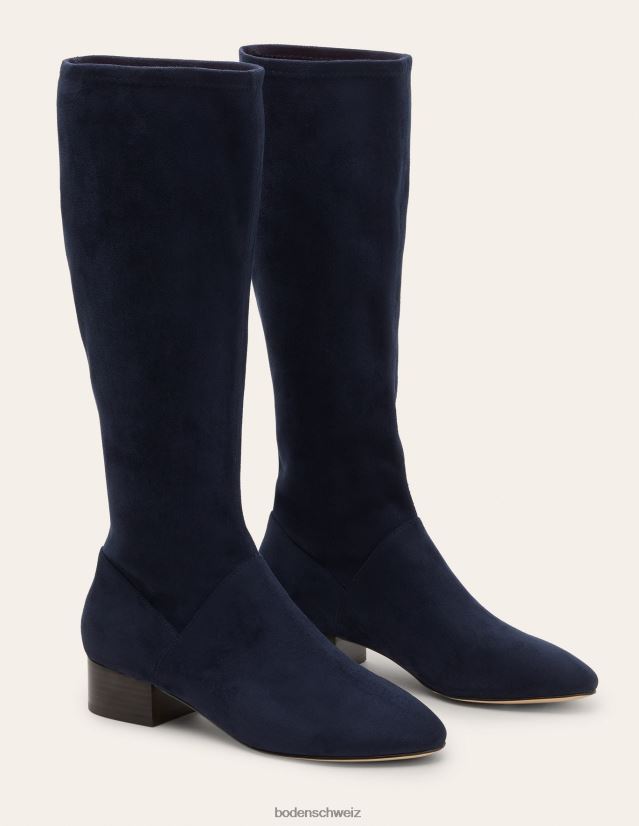 Boden Frauen Flache Stretchstiefel VH86PT2600 Schuhwerk Marine