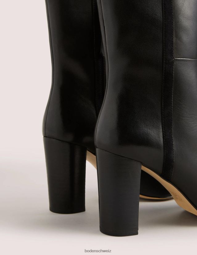Boden Frauen Stiefeletten aus Leder VH86PT2344 Schuhwerk Schwarz