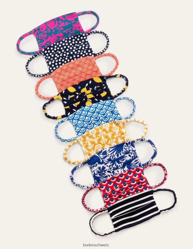 Boden Frauen Nicht-medizinische Gesichtsbedeckungen, 5 Stück VH86PT2063 Zubehörteil multi