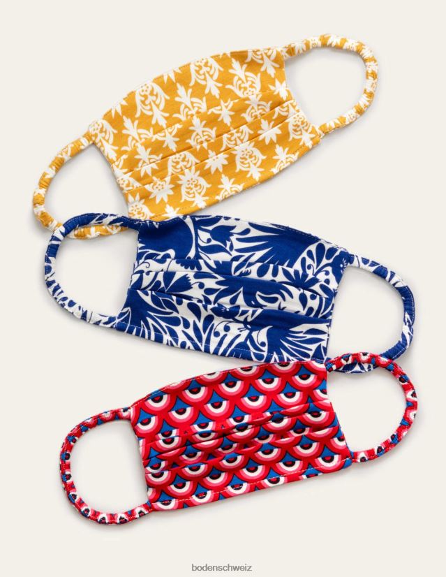 Boden Frauen Nicht-medizinische Gesichtsbedeckungen, 5 Stück VH86PT2063 Zubehörteil multi