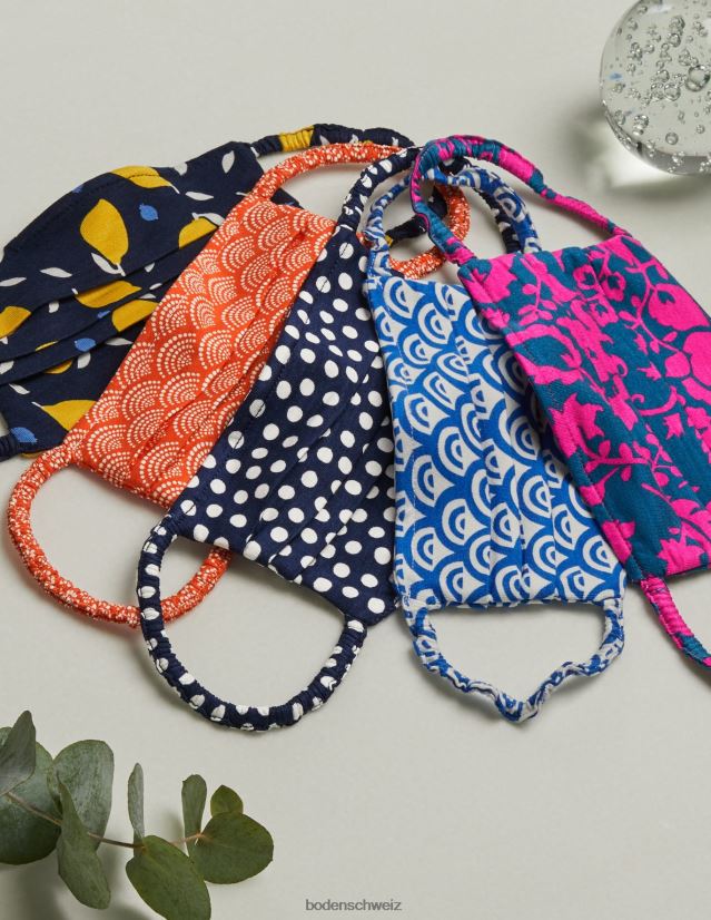 Boden Frauen Nicht-medizinische Gesichtsbedeckungen, 5 Stück VH86PT2063 Zubehörteil multi