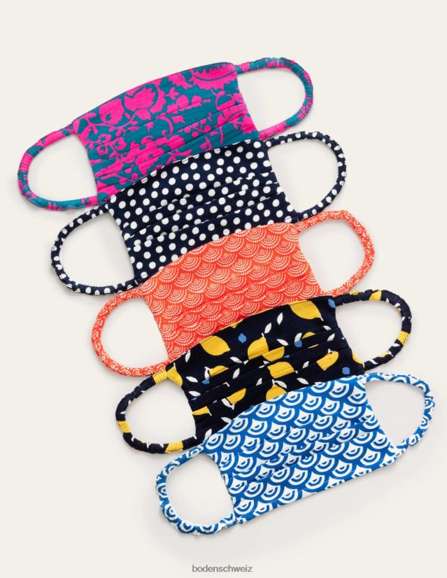 Boden Frauen Nicht-medizinische Gesichtsbedeckungen, 5 Stück VH86PT2063 Zubehörteil multi