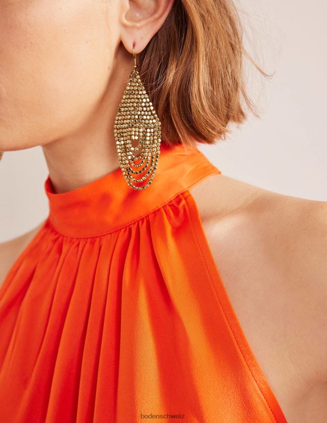 Boden Frauen Perlenschicht-Ohrringe VH86PT2367 Zubehörteil Gold