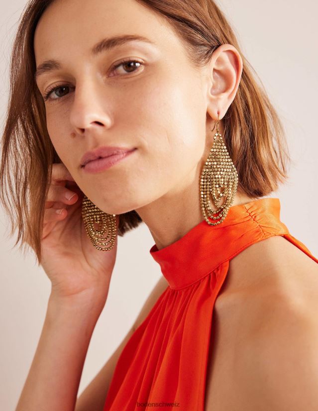 Boden Frauen Perlenschicht-Ohrringe VH86PT2367 Zubehörteil Gold