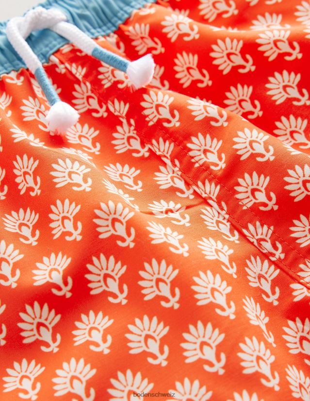 Boden Jungen Badehose VH86PT453 Kleidung Feuerholzschnitt