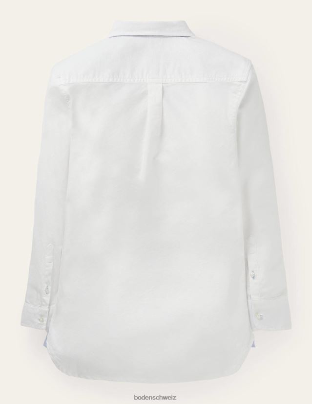 Boden Jungen Oxford-Hemd VH86PT892 Kleidung weißes Oxford