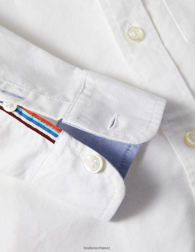 Boden Jungen Oxford-Hemd VH86PT892 Kleidung weißes Oxford