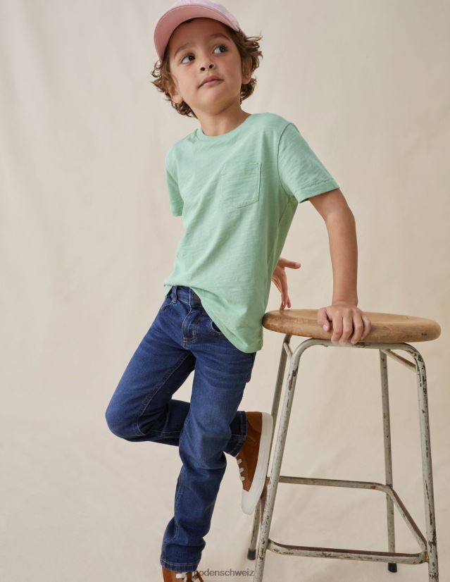 Boden Jungen Dunkle Vintage-Denim-Jeans mit schmalem Bein VH86PT901 Kleidung dunkler Jahrgang