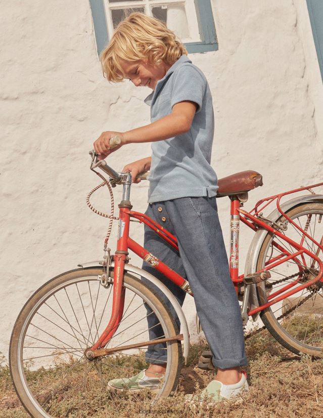 Boden Jungen Sommerpullover VH86PT898 Kleidung dunkles Chambray