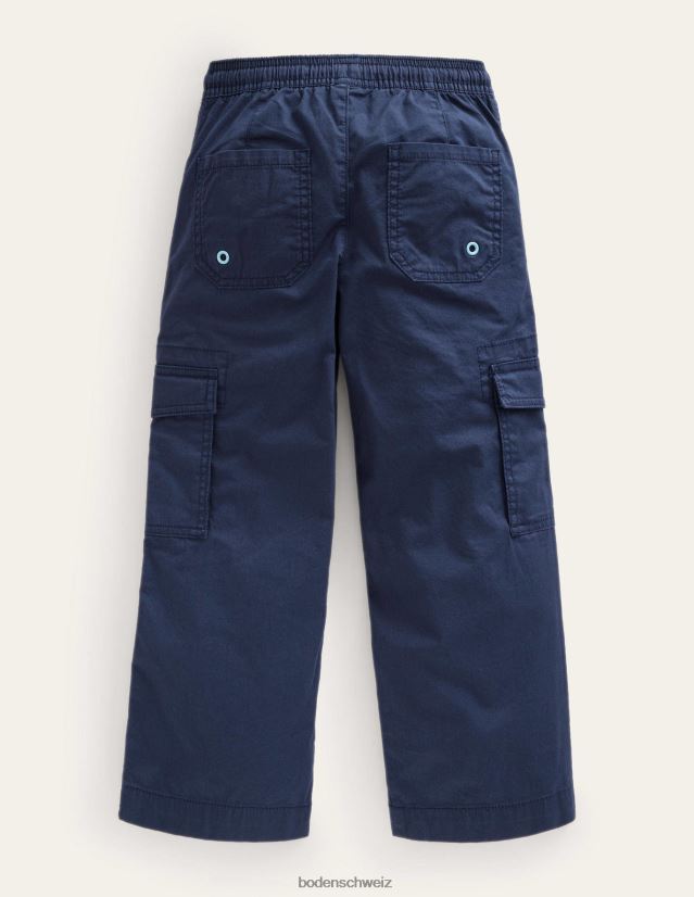 Boden Jungen Weite Beinladungen VH86PT905 Kleidung Französische Marine