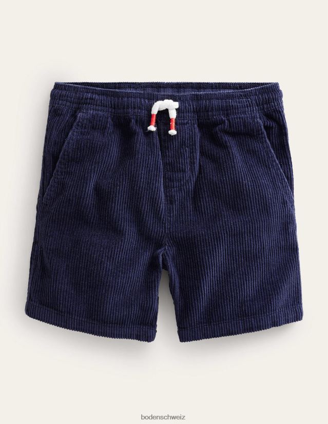 Boden Jungen Retro-Cord-Shorts VH86PT884 Kleidung College-Marine