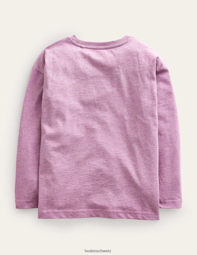 Boden Jungen Entspanntes Frosch-T-Shirt VH86PT861 Kleidung lila Frosch