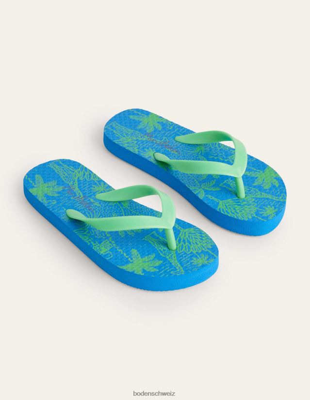 Boden Jungen Flip-Flops VH86PT918 Schuhwerk Palmendruck