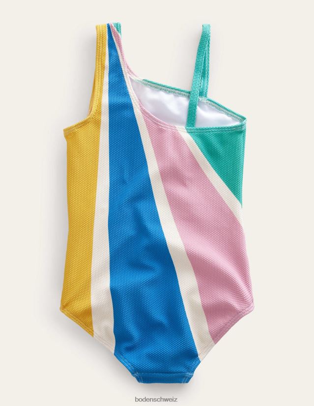 Boden Mädchen Badeanzug in Pastelltönen mit Sonnenstrahlen VH86PT2906 Kleidung multi