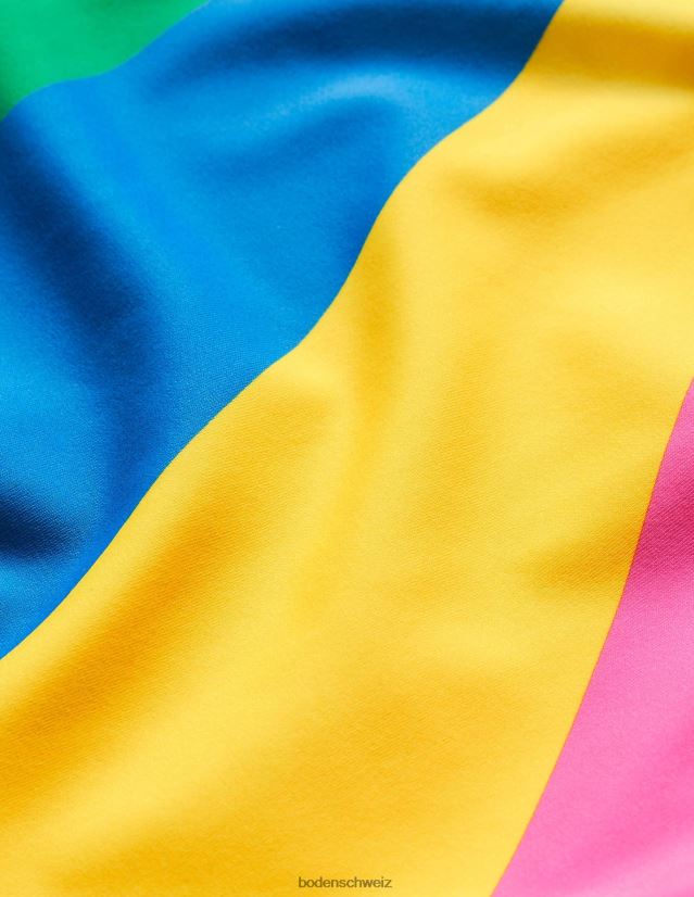 Boden Mädchen Badeanzug mit einer Schulter VH86PT3299 Kleidung Multi-Sonnenstrahl