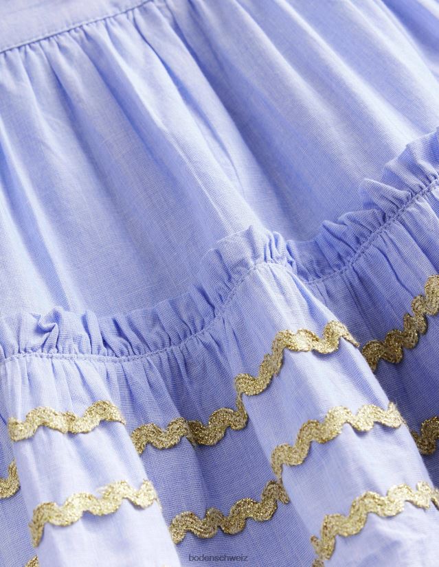 Boden Mädchen Nahtdetail-Ric-Rac-Rock VH86PT788 Kleidung Ende an Ende