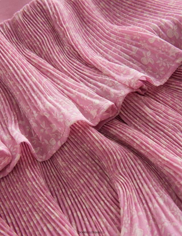 Boden Mädchen Plissee-Minirock VH86PT2621 Kleidung Sanfter Lavendelgarten