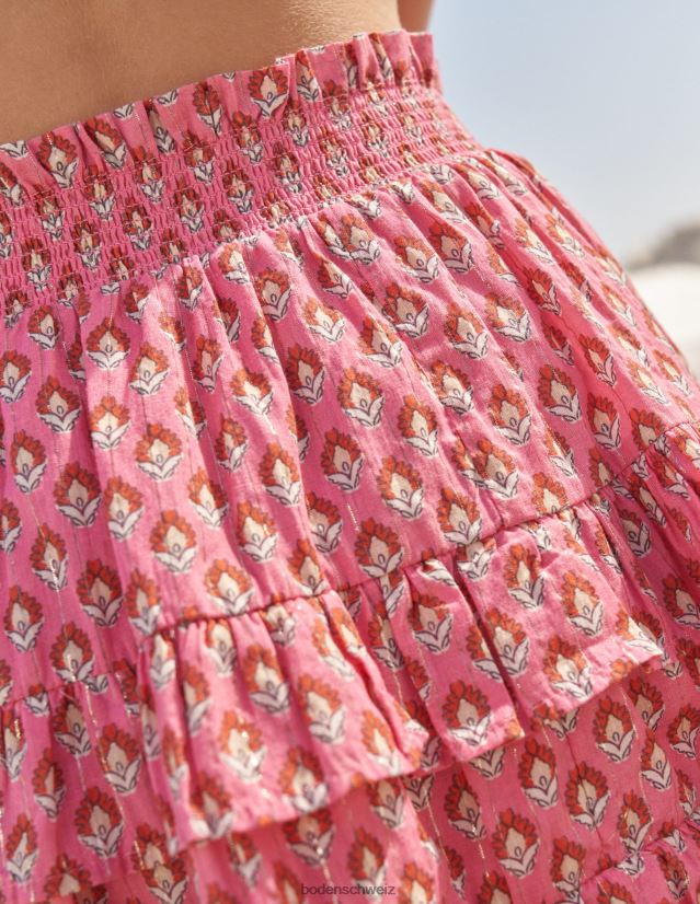 Boden Mädchen Rüschen-Miniskort VH86PT786 Kleidung Azaleenholzschnitt