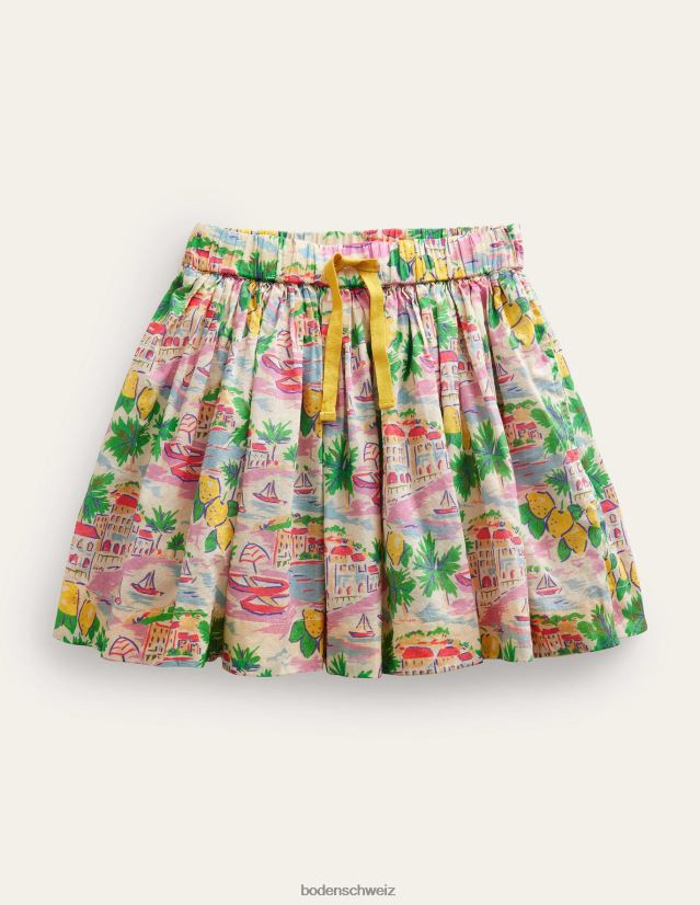 Boden Mädchen wirbelnder Rock VH86PT2755 Kleidung Mehrszenendruck