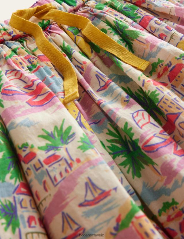 Boden Mädchen wirbelnder Rock VH86PT2755 Kleidung Mehrszenendruck