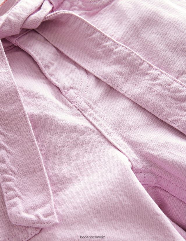 Boden Mädchen Cargohose mit Bindegürtel VH86PT2688 Kleidung gewinnende Orchidee