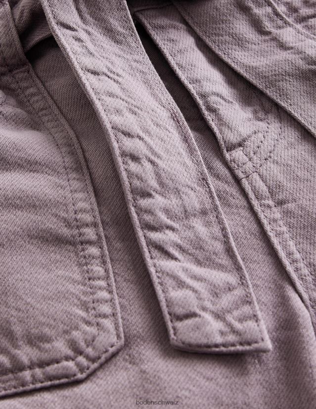 Boden Mädchen Cargohose mit Bindegürtel VH86PT795 Kleidung Mammutatem lila