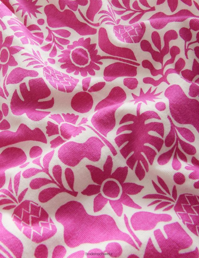 Boden Mädchen Haremshose aus Jersey VH86PT2779 Kleidung erstaunliche rosa Feiertagsblumen