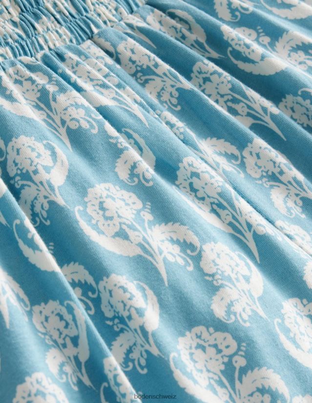 Boden Mädchen Haremshose aus Jersey VH86PT803 Kleidung blaues Woodlock-Blumenmuster