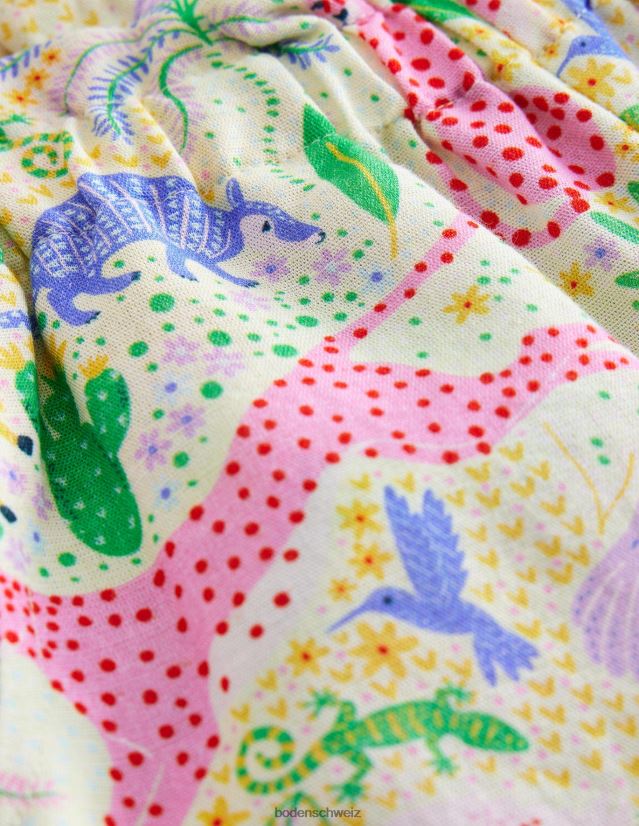 Boden Mädchen Hose mit weitem Bein und Rüschenbündchen VH86PT2758 Kleidung Multi-Wüste