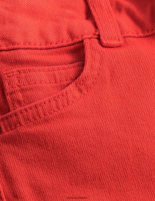 Boden Mädchen Kick-Flare-Jeans VH86PT2646 Kleidung Mandarinenrot