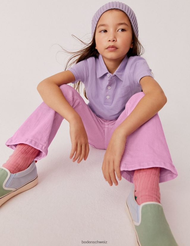 Boden Mädchen Kick-Flare-Jeans VH86PT3021 Kleidung lila rosa